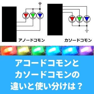 アノードコモンとカソードコモン
